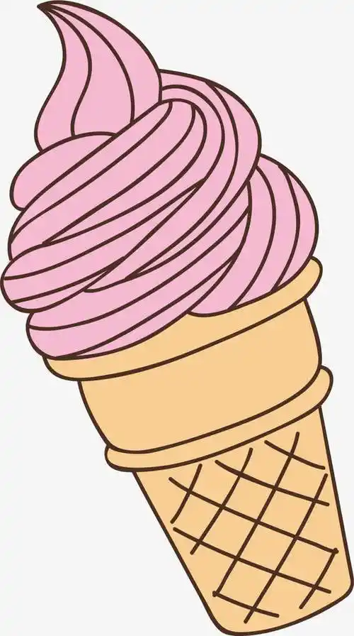 卡通冰淇淋矢量
