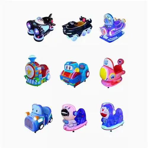 儿童卡通投币式摇摇车 小猪佩奇多种表情包电动摇摆机 赤心电玩设备