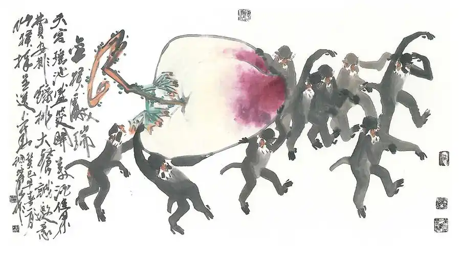 著名画家徐培晨——东方猴王