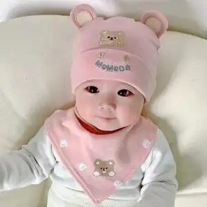 巴拉巴拉春款可爱超萌春秋薄款3个月婴儿帽子男孩6春季5女宝宝4秋