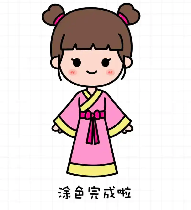 儿童简笔画 #跟着抖音学画画 #画个小画 - 抖音