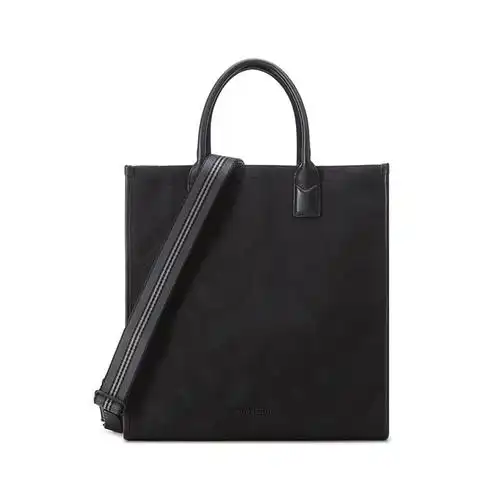 博柏利巴宝莉burberry男款织物配皮手提单肩斜挎包托特包8043691