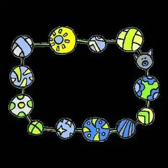 珠子手链简笔画 珠子手链简笔画大全