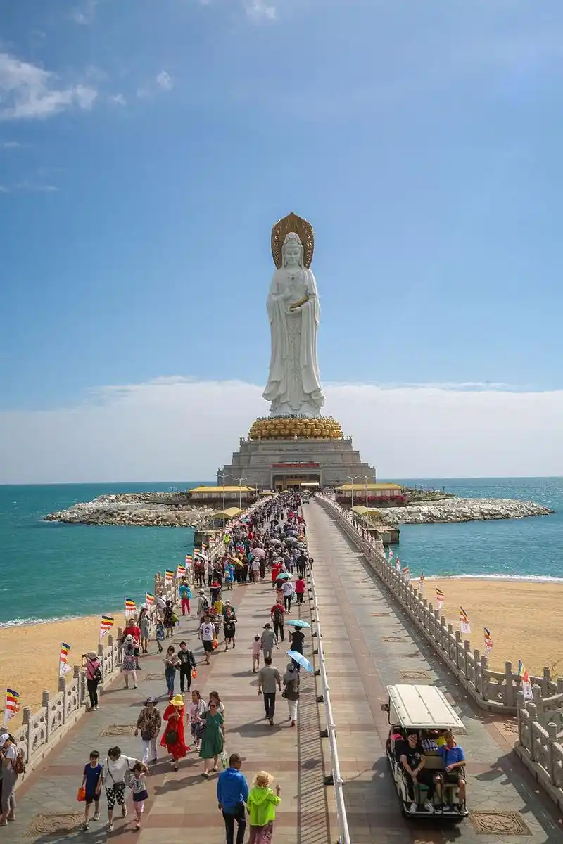 三亚南山文化旅游区:探访佛教文化圣地 暑假到了,不妨带上孩子们来