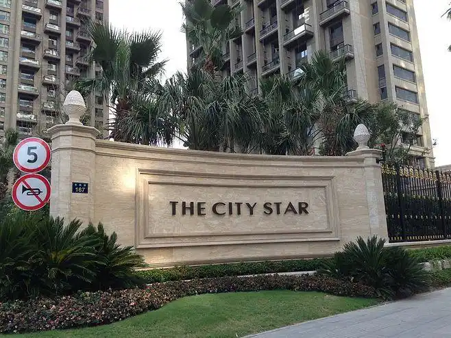 滨江城市之星景墙