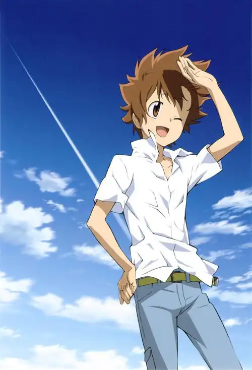 求家庭教师阿纲抬头看天空的图片