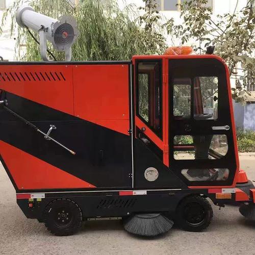 驾驶室电动扫地车小区物业保洁清扫车清尘扫路车