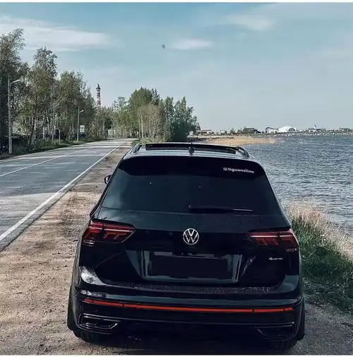 2022款途观l黑武士改装配件汽车改装途观l配件车炫仕钢琴黑前铲三段式