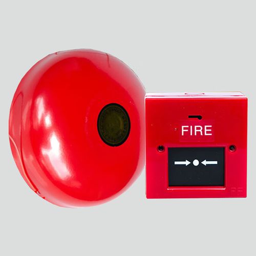 及安盾消防 220v消防警铃 报警按钮ii型 1个起批 ng