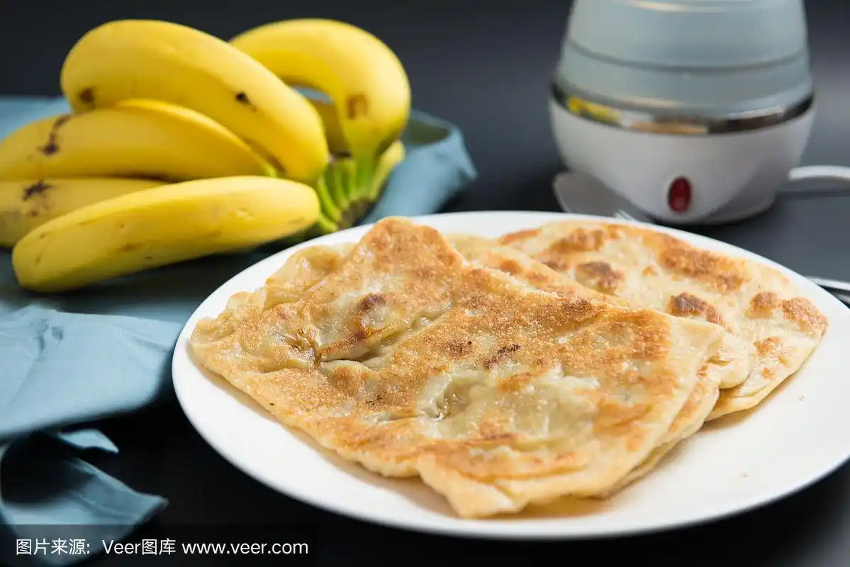 印度早餐香蕉薄饼