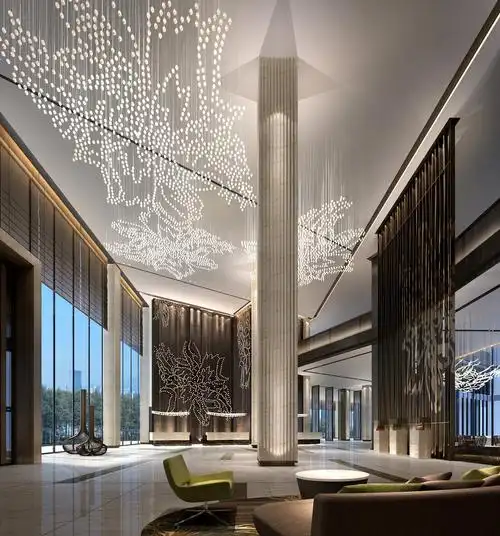 酒店大堂大厅设计案例效果图