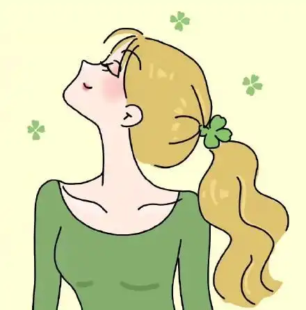 九张可爱的小清新女生插画头像图片