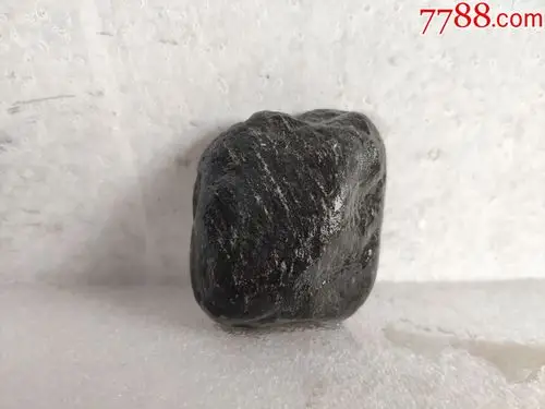 太行奇石原石1600乌金石金星闪闪图片拍不出来效果石比图美