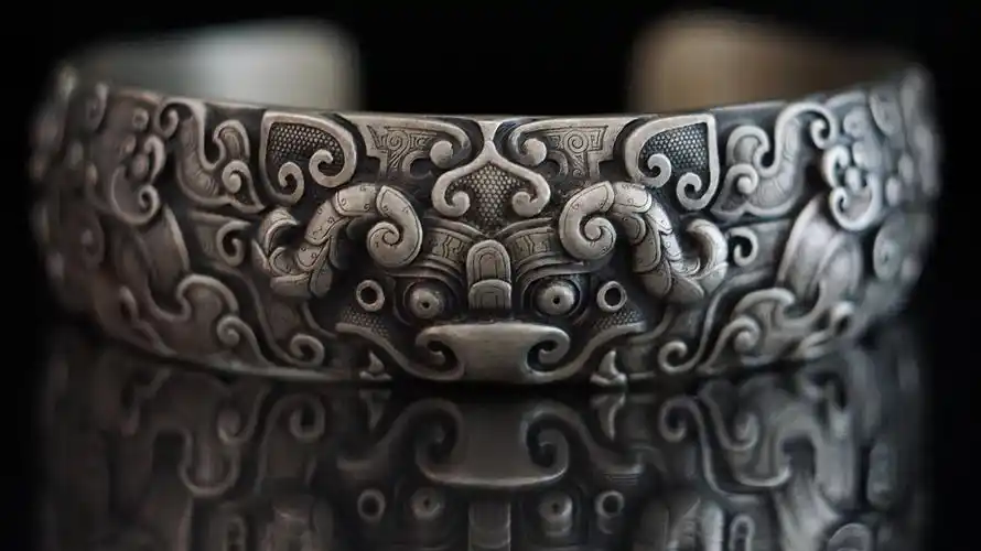 【饕餮纹夔牛】手镯