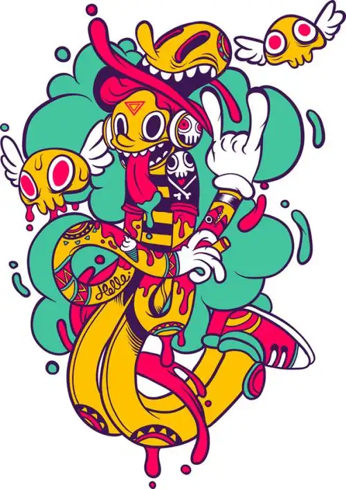 raul uriass portfolio/chihuahua/mexico/潮流插画设计