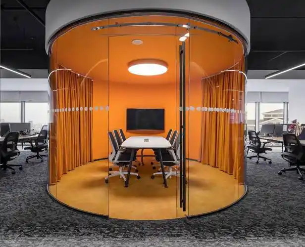 合肥装修公司,活泼有跳跃感的办公室设计案例