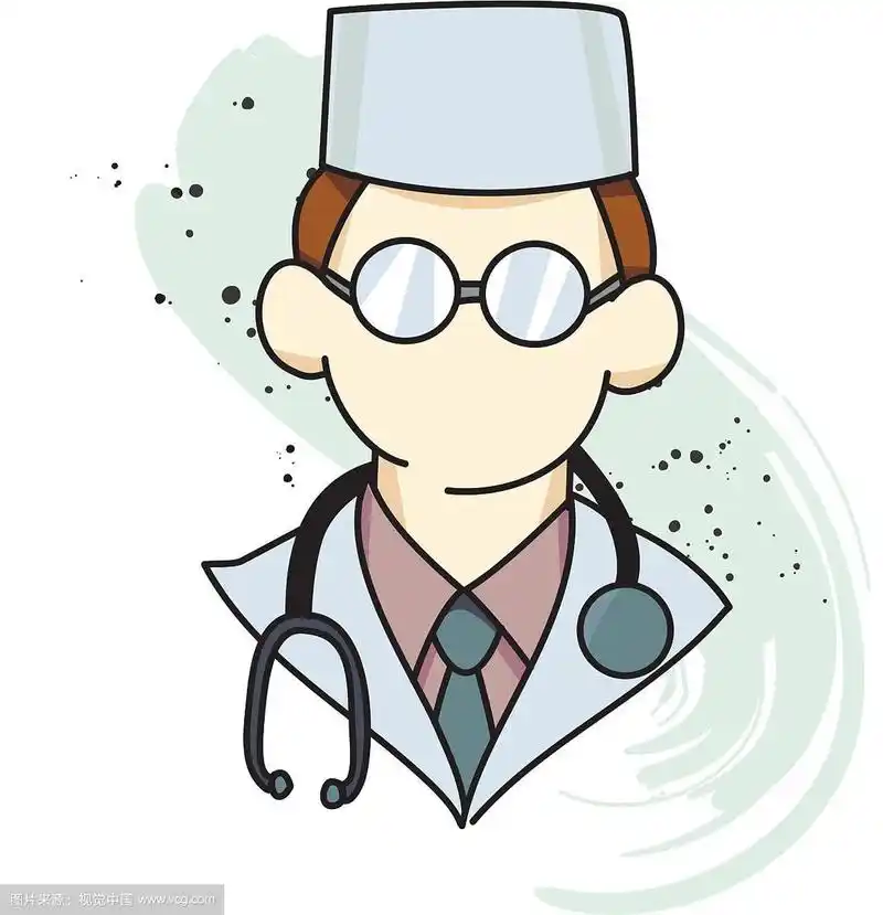 卡通医生手绘形象