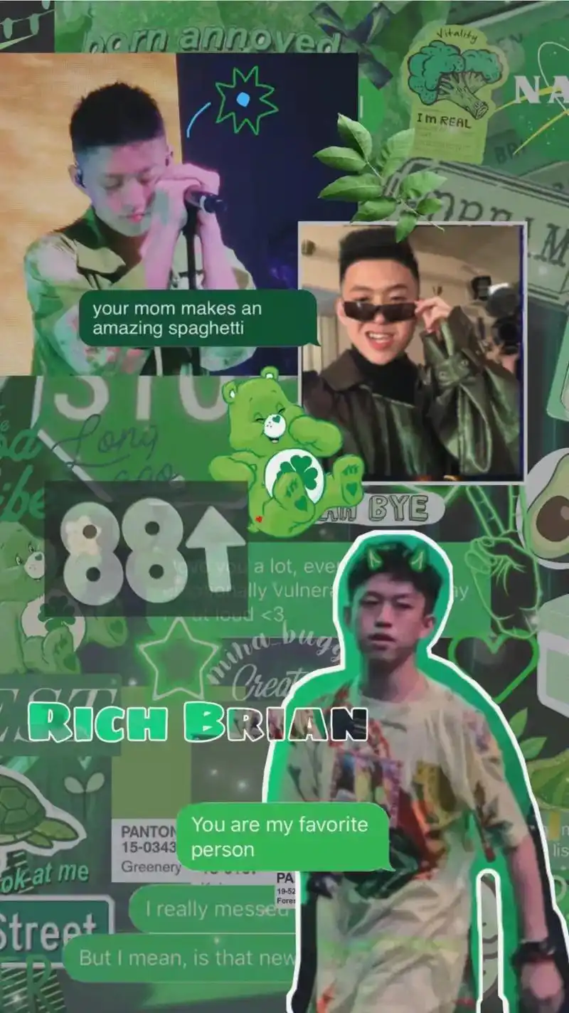 richbrian#7哥#hiphop#壁纸 - 抖音