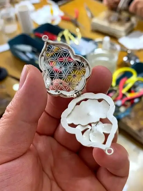 六月南京花丝镶嵌课程学员第五件作品制作过程#花丝