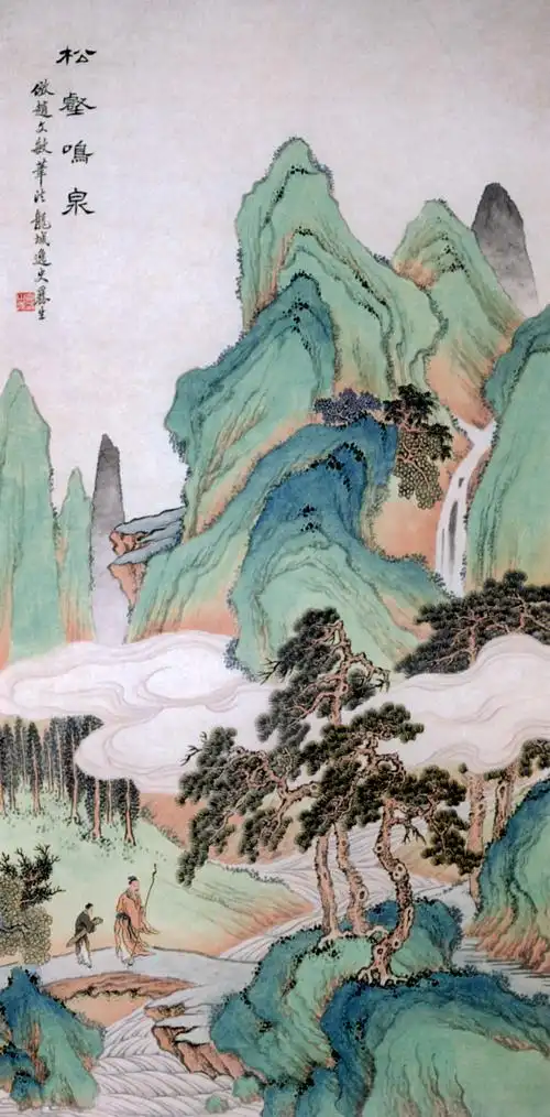 写意山水画图片