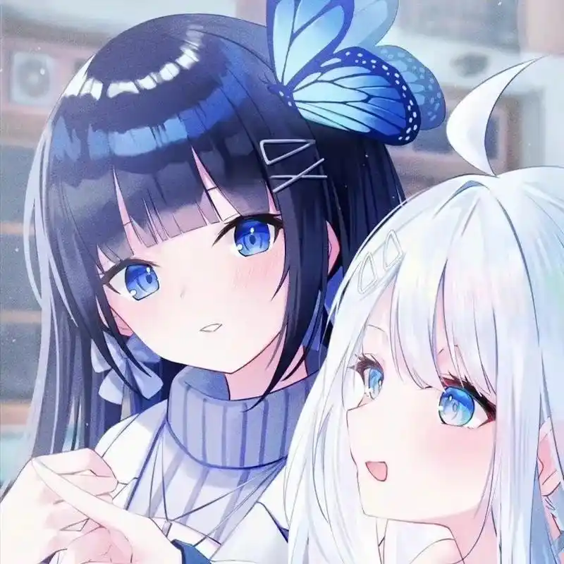 闺蜜之间的好看动漫头像