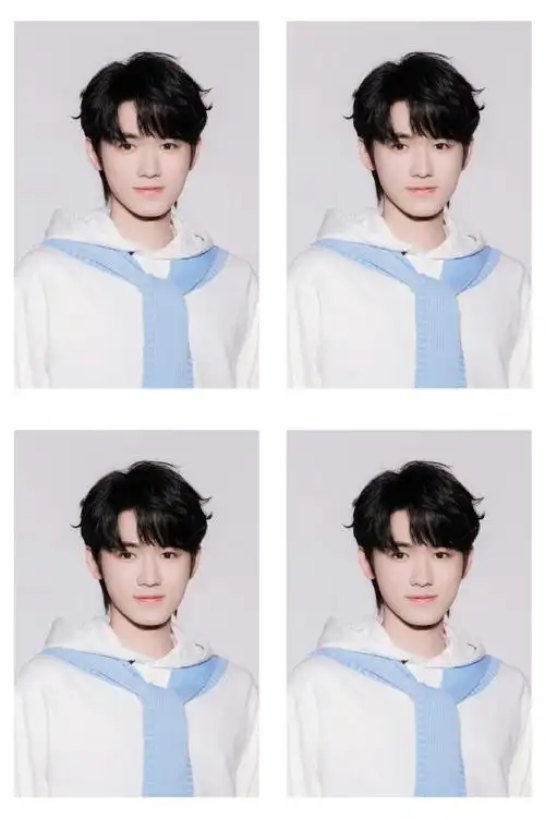 宋亚轩美式证件照