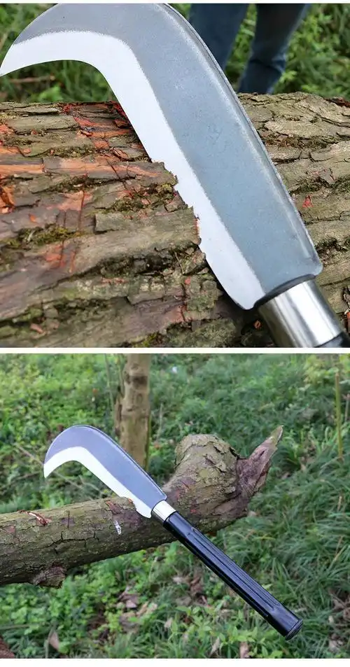 大砍刀高锰柴刀树刀家用劈柴伐木竹勾刀镰刀多功能农用工具户外神器