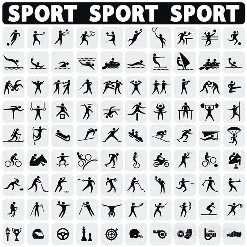 现代图标运动员