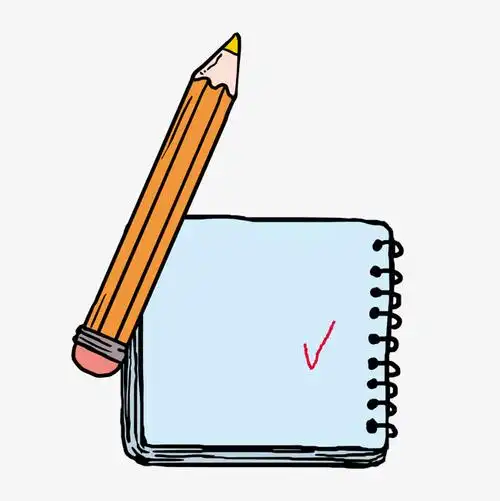 蓝色卡通纸张矢量图