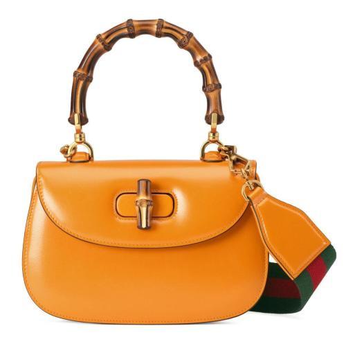 【包邮包税】 gucci古驰 21年秋冬 女士 竹节小号手提包 675797 10odt