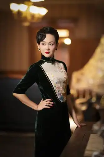 张定涵最新"剧照"大曝光,这些衣服只有她穿才美!_旗袍照