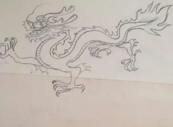 龙的简笔画怎么画?