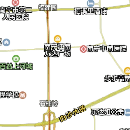 南宁融晟天河海悦城景区卫星地图