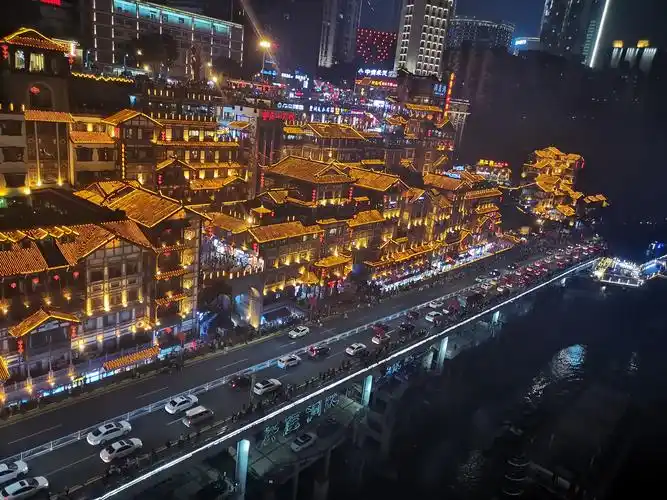 重庆洪崖洞 - 花粉随手拍夜景 花粉俱乐部