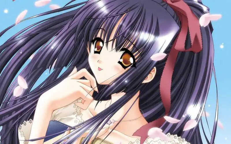 樱舞华二次元卡通美女高清桌面壁纸