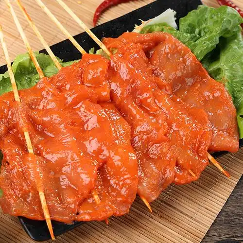 里脊肉片新鲜冷冻半成品家用鸡肉腌制烧烤食材鸡肉丸