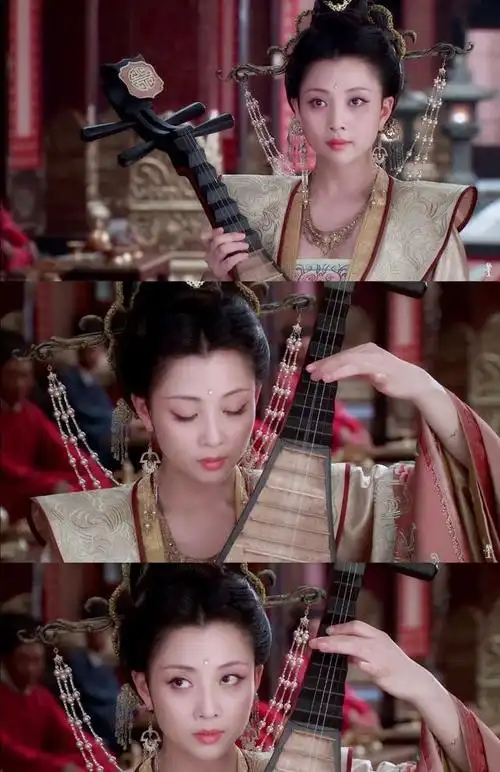 殷桃的花蕊夫人,就像从仕女图里走出来一样!