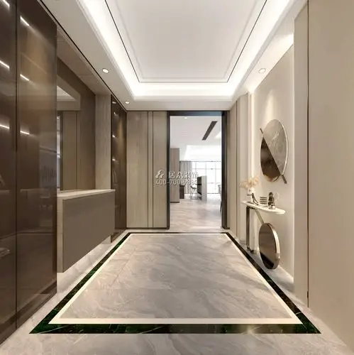 青龙湾布拉庄园350平米现代简约别墅装修设计效果图-居众装饰-株洲市