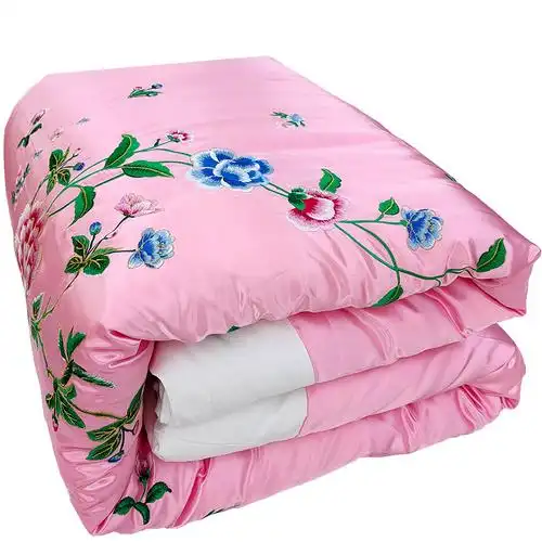 棉被春秋红色陪嫁婚庆手工新婚庆被子结婚丝绸棉花被