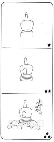 星星报 简笔画 建筑简笔画  正文内容  北海白塔知识设计结构