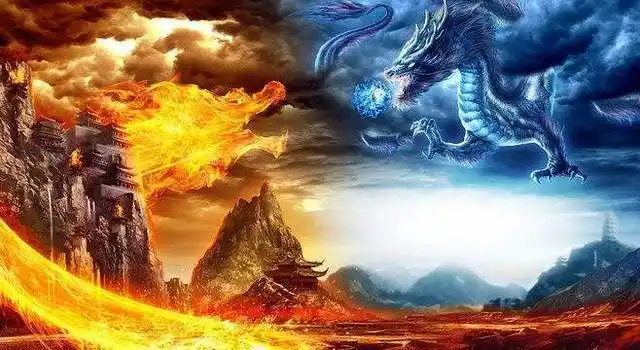 少年背负木弓立于苍穹之下,面对强敌环伺,神色平静说