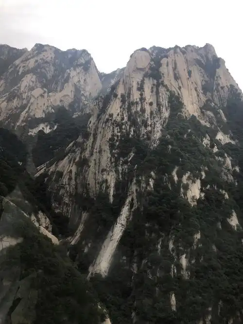 奇峰罗列的华山