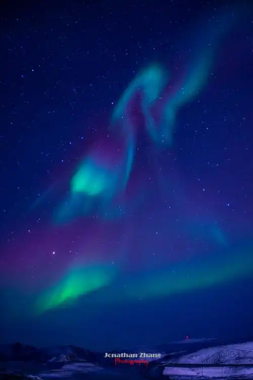 美丽的星空#壁纸#绚丽极光#高清