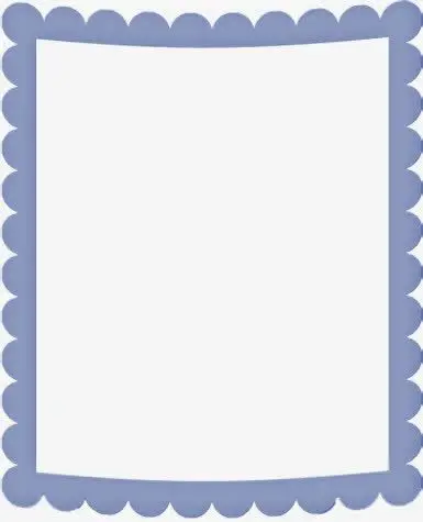 矢量邮票装饰边框