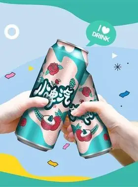 雪花小啤汽小脾气风味碳酸啤酒