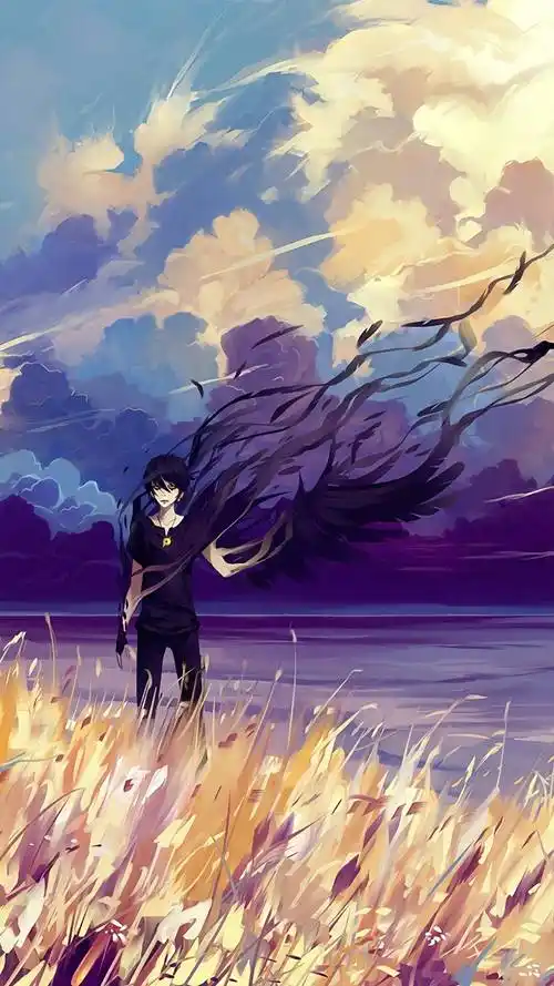 二次元唯美意境高清手机壁纸-卡通-壁纸下载-美桌网