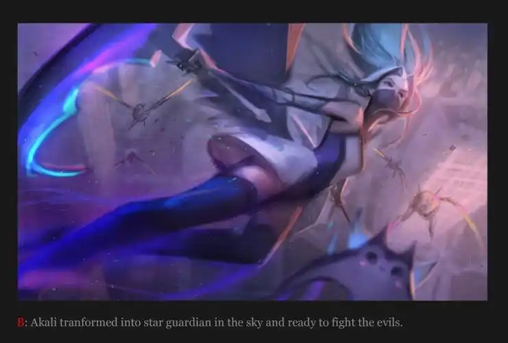 星之守护者阿卡丽原画设计草图及创作过程公布