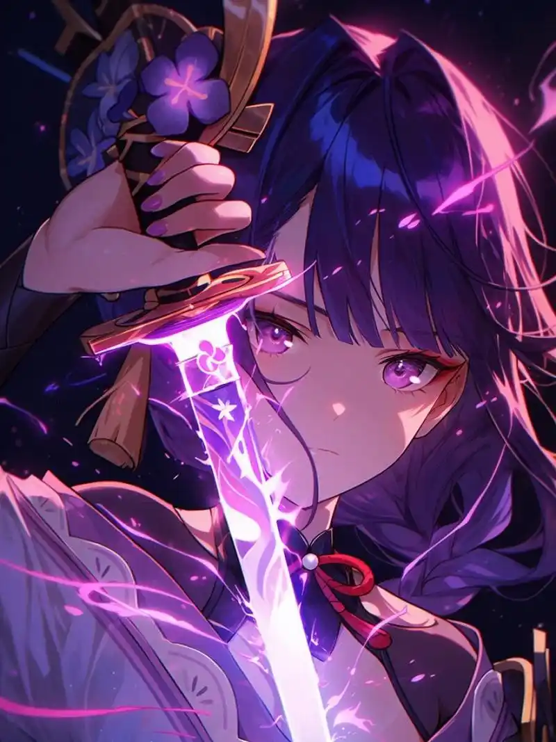 【原神壁纸】雷电将军丨一心净土 part3 (含完整壁纸)左下角进入