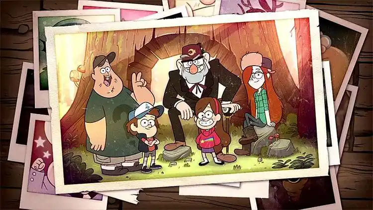 七夕礼物怪诞小镇周边t恤gravityfalls怪诞小镇短袖t恤比尔塞弗动漫