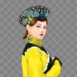 太后礼服皇后古装人物甄嬛png免抠q版皇妃娘娘小丫头皇后后宫皇妃子